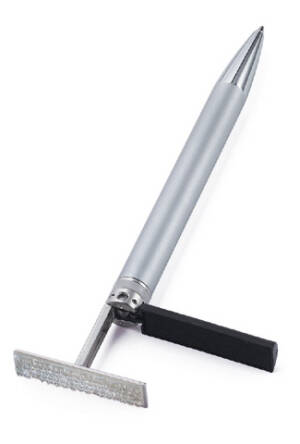 Długopis PEN STAMP obudowa metalowa Colop 2in1 (8x33mm