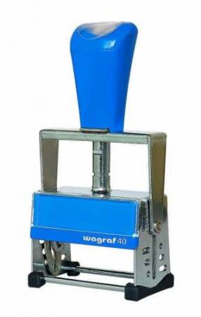 Pieczątka metalowa WAGRAF HUZAR 40 (55x23mm)