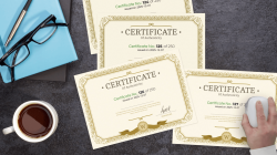 e-mark druk na certyfikatach