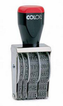 STEMPEL TAŚMOWY 07000 ręcznie ustawiany datownik Colop (7mm)