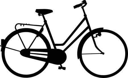 Rower kolarski - naklejki scienne - szablon malarski - kod ED484