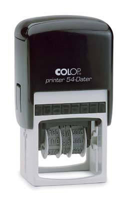Pieczątka PRINTER 54 datownik COLOP (40x50mm)